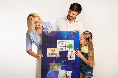 Nagy méretű Űrművészet mintás parafatábla