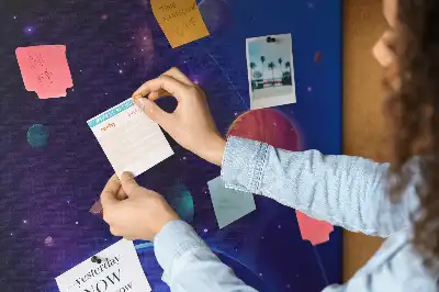 Nagy méretű Űrművészet mintás parafatábla
