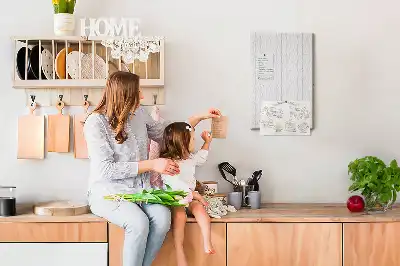 Nagy parafali tábla nyersfa kerettel
