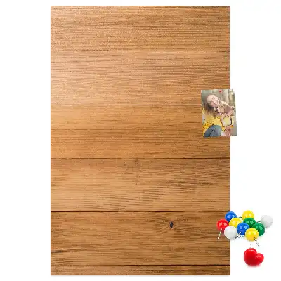 Nagy méretű parafatábla fa kerettel