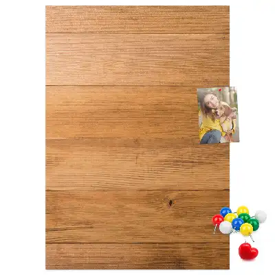 Nagy méretű parafatábla fa kerettel