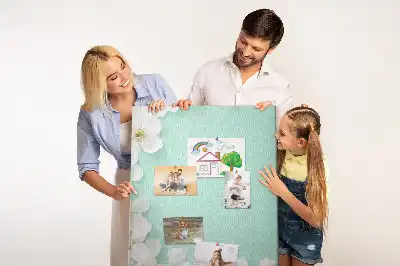 Színes parafatábla Virágok nyílnak