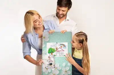 Színes parafatábla Virágok nyílnak