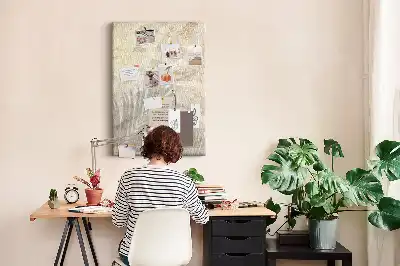 Színes parafatábla nyári tengerparti homok mintával