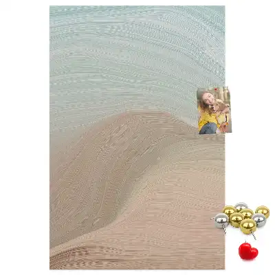 Színes parafatábla vegyes színpalettával