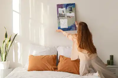 Színes parafatábla Tinta absztrakció