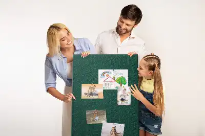 Színes parafatábla lineáris levélmintával