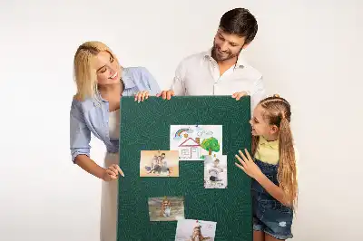 Színes parafatábla lineáris levélmintával