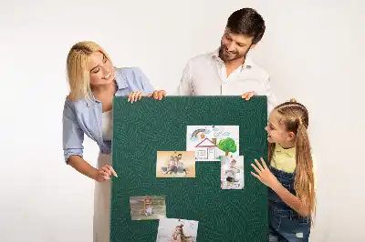 Színes parafatábla lineáris levélmintával