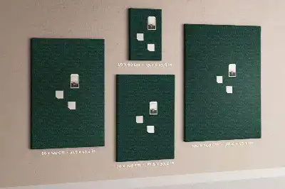Színes parafatábla lineáris levélmintával