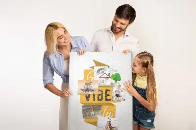 Nagy méretű parafatábla motivációs szlogennel
