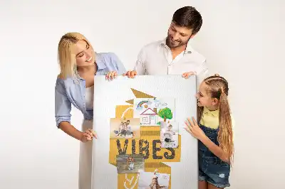 Nagy méretű parafatábla motivációs szlogennel
