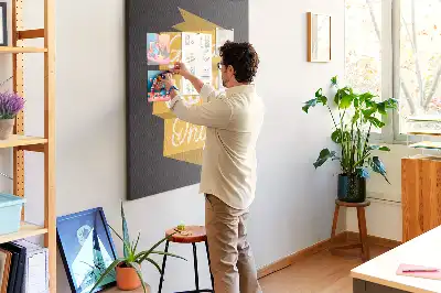 Színes parafatábla inspiráló idézettel
