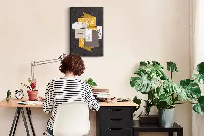 Színes parafatábla inspiráló idézettel