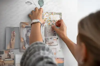 Parafatábla növényi hajtás és levelek mintával
