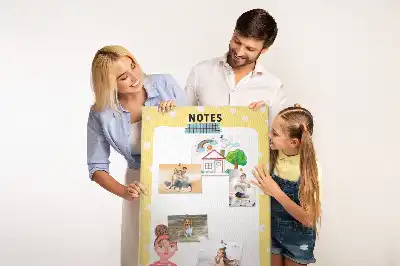 Parafából készült jegyzetpanel