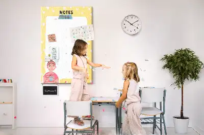 Parafából készült jegyzetpanel
