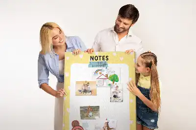 Parafából készült jegyzetpanel