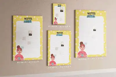 Parafából készült jegyzetpanel