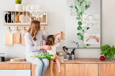 Parafatábla egy ág levelekkel mintával