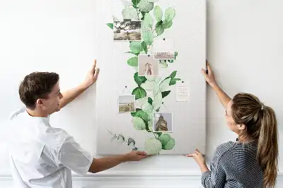 Parafatábla egy ág levelekkel mintával