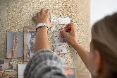 Színes parafatábla egzotikus pálmafás nyaralás mintával