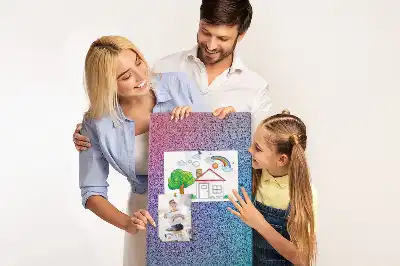 Absztrakt színátmenetes parafatábla