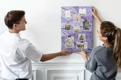 Nagy méretű parafatábla levélszerkezet mintával