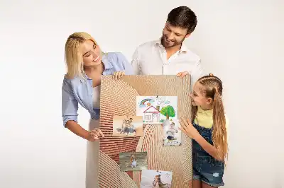 Finom mintás parafatábla