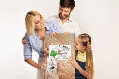 Finom mintás parafatábla