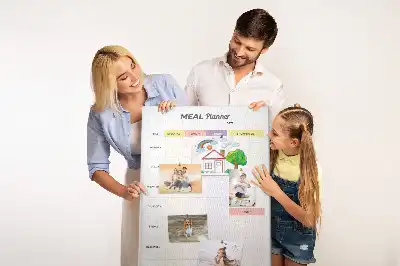 Színes parafatábla Ételtervező
