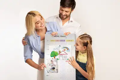 Színes parafatábla Ételtervező
