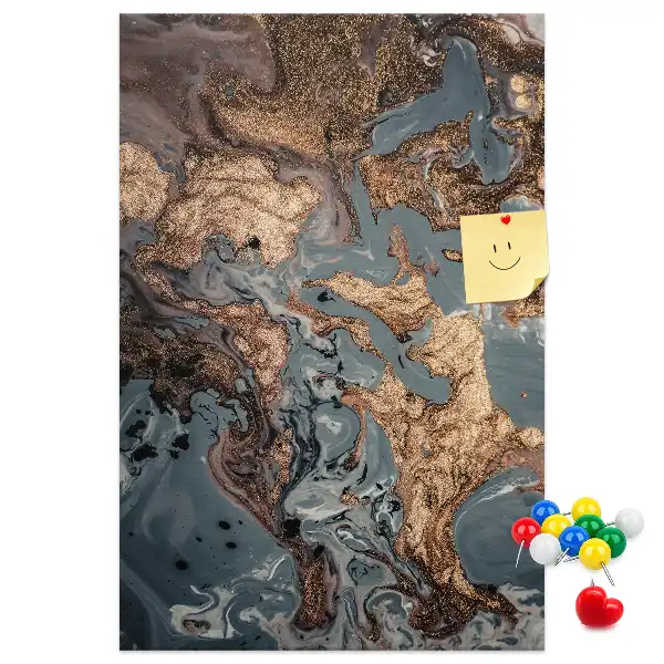 Színes parafatábla művészi márvány mintával