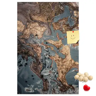 Színes parafatábla művészi márvány mintával