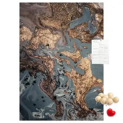 Színes parafatábla művészi márvány mintával