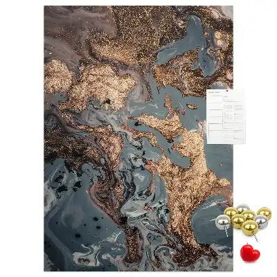 Színes parafatábla művészi márvány mintával