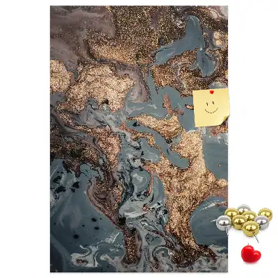 Színes parafatábla művészi márvány mintával