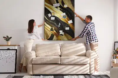 Absztrakt vonalak mintázatú parafatábla