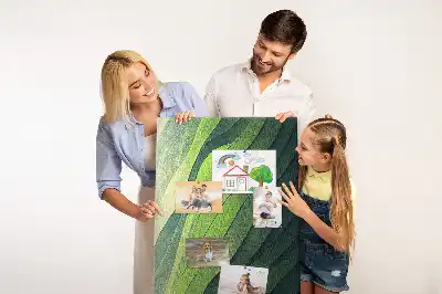 Parafatábla természetes tájvonalak mintával