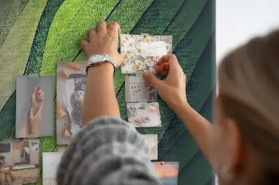 Parafatábla természetes tájvonalak mintával
