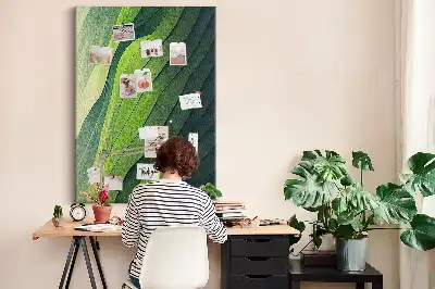 Parafatábla természetes tájvonalak mintával