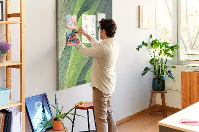 Parafatábla természetes tájvonalak mintával