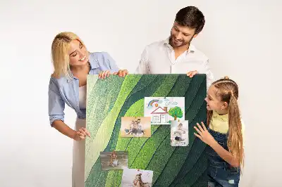 Parafatábla természetes tájvonalak mintával