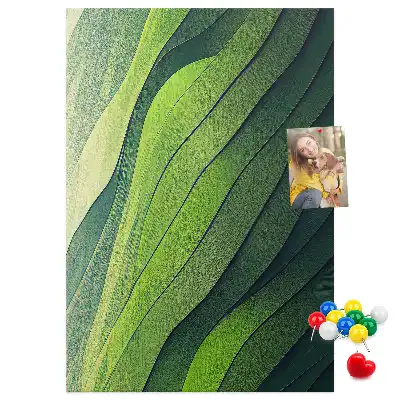 Parafatábla természetes tájvonalak mintával