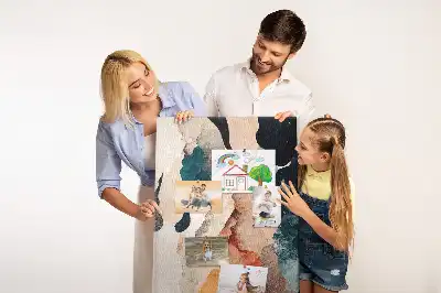 Nagy méretű parafatábla absztrakt mintával