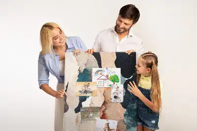 Nagy méretű parafatábla absztrakt mintával