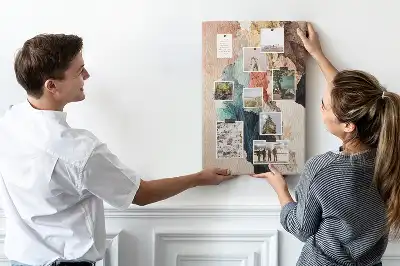 Absztrakt foltok mintás parafatábla
