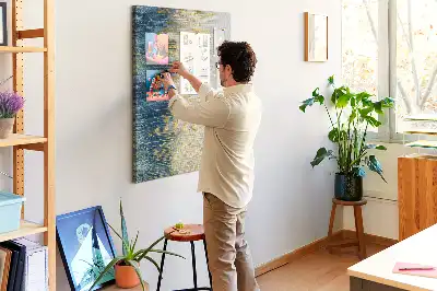 Dekoratív parafatábla mintás kivitelben