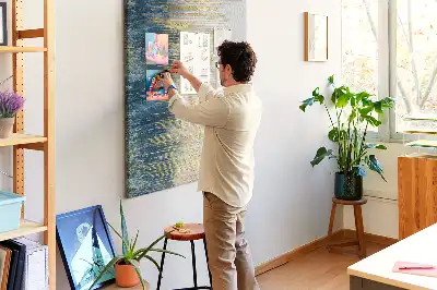 Dekoratív parafatábla mintás kivitelben