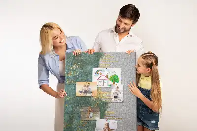 Nagy méretű, dekoratív mintás parafatábla